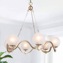 Marlon 6-Light Large Gold Chandelier