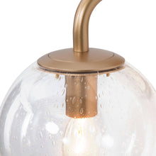 Thalictrum 1-Light Modern Gold Globe Seeded-Glass Wall Sconces