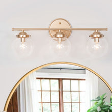 Radishes 3-Light Gold Vanity Light