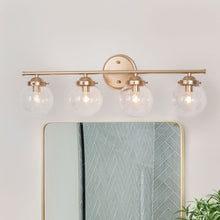 Radishes 4-Light Gold Vanity Light