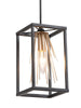 Hengrava 1-Light Mini Black Modern Pendant Light Fixtures