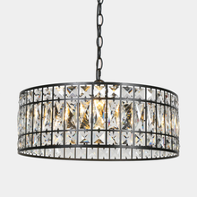 Chispa 3-Light Black Chandelier