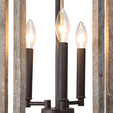 Reyanlery 3-Light Mini Wood Chandelier