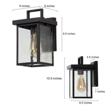 Agathades 10.5"H 1-Light Outdoor Wall Lantern