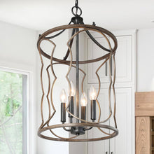 Celosia 4-Light Mini Wood Chandelier