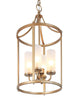 Anthriscus 4-Light Mini Gold Chandelier