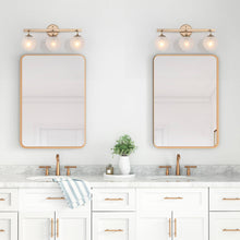 Lanziin 3-Light Gold Vanity Light