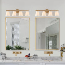 Galateia 4-Light Gold Vanity Light