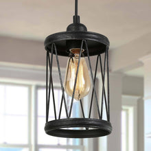 Selenicereus 1-Light Mini Silver Industrial Pendant Light Fixtures