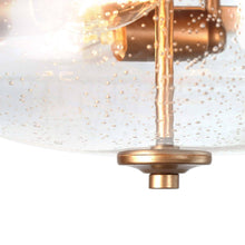 Capybara 3-Light Small Gold Flush-Mount Light