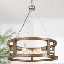 Millepora 5-Light Small Wood Chandelier