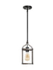 Anasipia 1-Light Mini Black Modern Pendant Light Fixtures