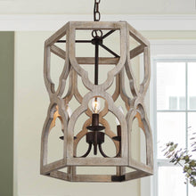 Hippometiph 3-Light Small Wood Chandelier