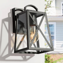 Theobald 9"H 1-Light Black Outdoor Wall Lantern