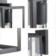 Booth 14"H 1-Light Black Outdoor Wall Lantern