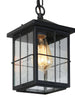 Bioeasdera 1-Light Mini Black Outdoor Black Pendant Light