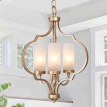 Nopalitos 3-Light Small Gold Chandelier