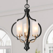 Nopalitos 3-Light Small Black Chandelier