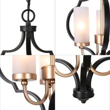 Nopalitos 3-Light Small Black Chandelier