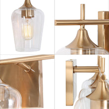 Stamolyric 3-Light Brass Vanity Light