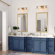 Stamolyric 3-Light Brass Vanity Light