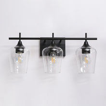 Stamolyric 3-Light Black Vanity Light