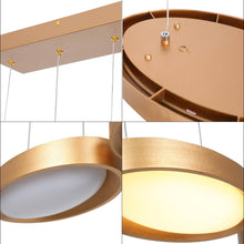 Tabarnak 4-Light Oversized Gold LED Kitchen Island Pendant