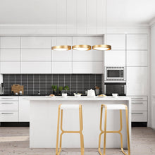 Tabarnak 4-Light Oversized Gold LED Kitchen Island Pendant