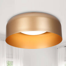 Channing 1-Light Small Gold LED Flush-Mount Light