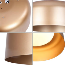 Channing 1-Light Small Gold LED Flush-Mount Light