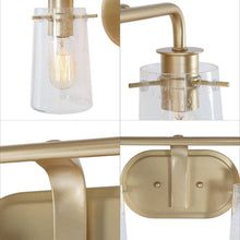 Tethysia 2-Light Gold Vanity Light