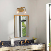 Tethysia 2-Light Gold Vanity Light