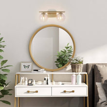 Kisiotlo 2-Light Gold Vanity Light