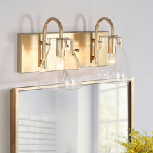 Erythronium 2-Light Gold Vanity Light