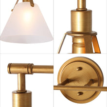 Ives 2-Light Gold Vanity Light