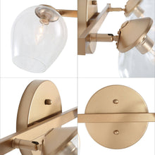 Isidore 2-Light Gold Vanity Light