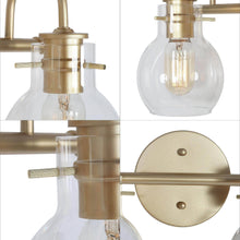 Borislav 2-Light Gold Vanity Light