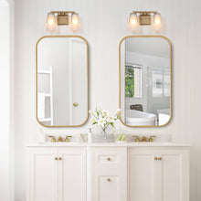 Xylinthia 2-Light Gold Vanity Light