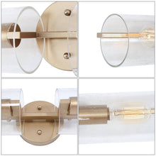 Tethysia 2-Light Gold Vanity Light