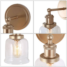 Hengrava 1-Light Gold Vanity Light