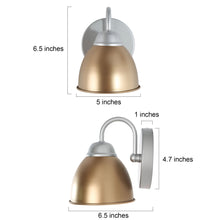 1-Light Gold Vanity Light