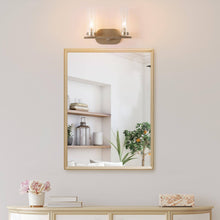 Savannah 2-Light Gold Vanity Light