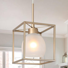 Lanstidiyma 1-Light Mini Gold Modern Pendant Light Fixtures