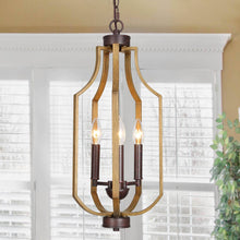 Gwalchmai 3-Light Mini Wood Chandelier