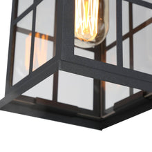 Acbolomew 1-Light Transitional Brushed Black Outdoor Pendant Light