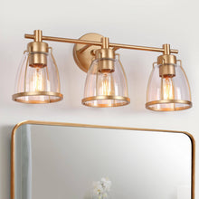 Eumeneia 3-Light Gold Vanity Light