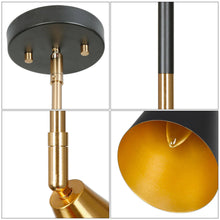 Anthurium 1-Light Mini Black Modern Pendant Light Fixtures