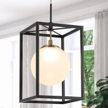 Betonicifolia 1-Light Mini Black LED Modern Pendant Light Fixtures