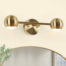 Stellevernic 2-Light Brass LED Vanity Light