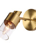 Iphigenia 1-Light Modern Gold Clear Glass Spot Wall Sconces